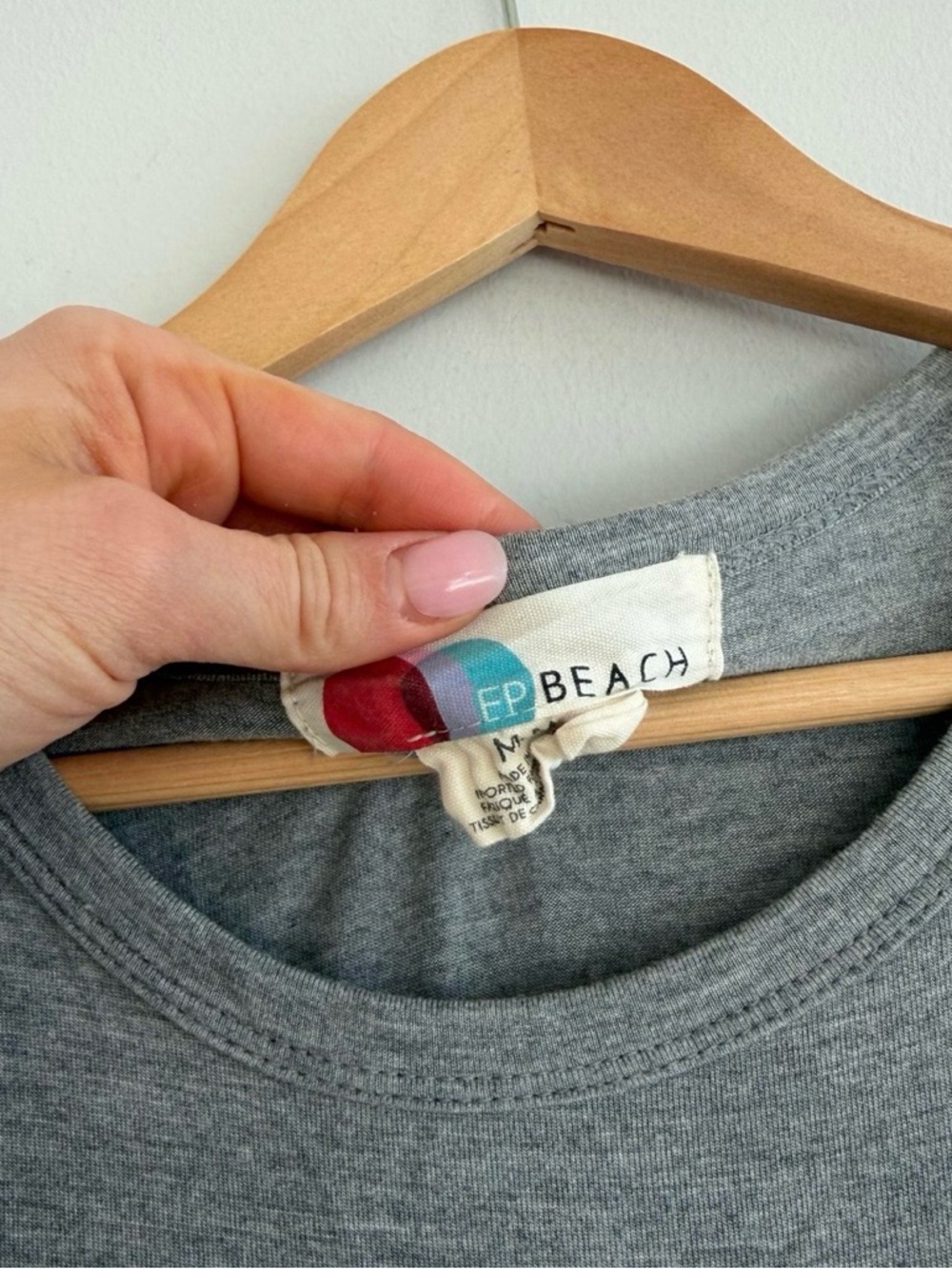 Free People Beach Gray Maxi T-Shirt Dress - Picture 4 of 4